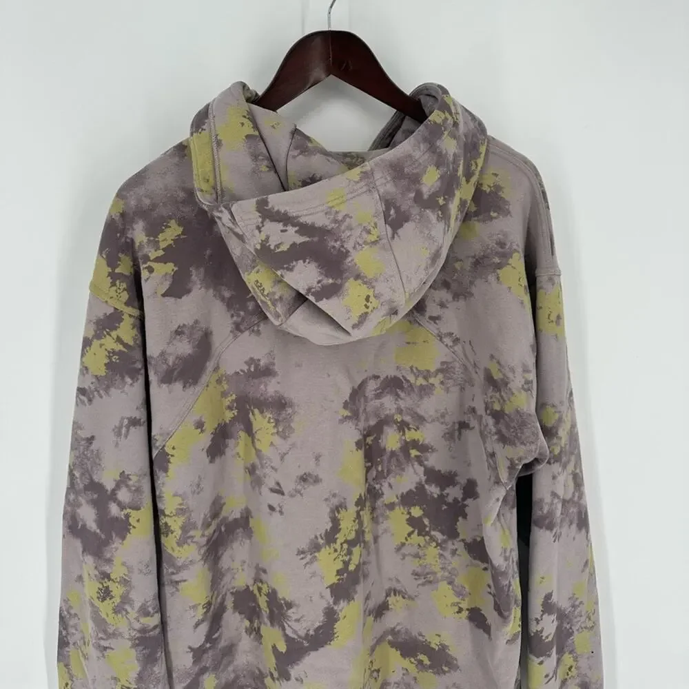 Lululemon All Yours Hoodie Orbital Tie Dye Mauve Grey Multi Size 12 Sweatshirt